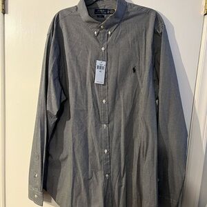 Polo by Ralph Lauren Men's Black Button Down Shirt